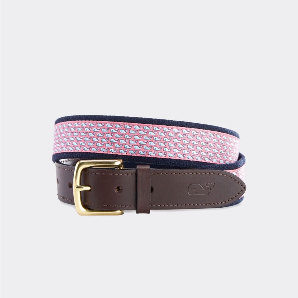 Vineyard Whale Canvas Club Belt 28 S
